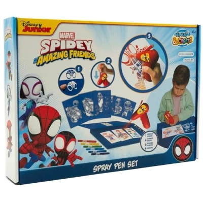 Afbeelding van Canenco Spidey Elektrische Blaaspennen Set