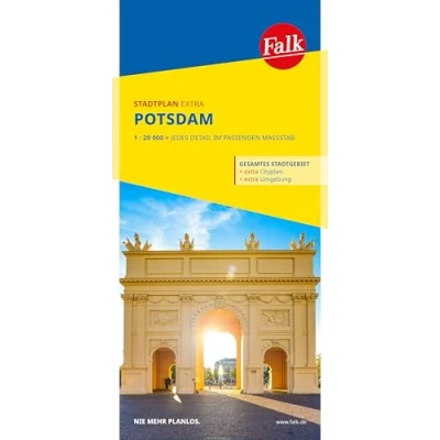 Afbeelding van Falk Stadtplan Extra Standardfaltung Potsdam