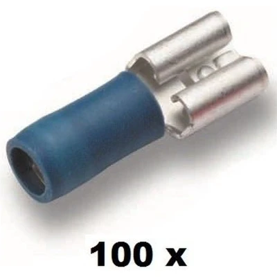 Afbeelding van Cimco vlakstekerhuls geisoleerd 1,5 2,5mm2 6,3X0,8 zak 100