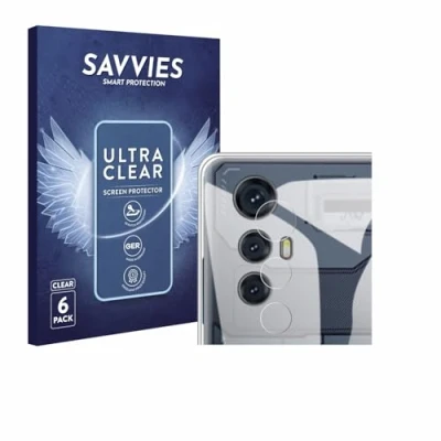 Afbeelding van Savvies Screenprotector voor Cubot Max 5 (ALLEEN Camera) Folie Beschermfolie transparant (6 Stuks)
