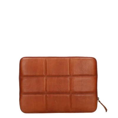 Afbeelding van DIMAGINI Ava Padded Laptop Sleeve 13 14&quot; cognac Laptoptas Laptopsleeve