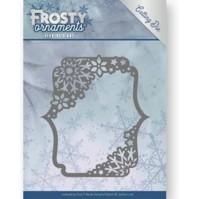 Afbeelding van Dies Jeanine`s Art Frosty Ornaments Rectangle Ornament