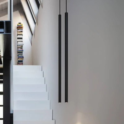 Afbeelding van Ideallux Ideal Lux hanglamp Ultrathin Rond 100 cm zwart DALI