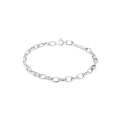 Afbeelding van Kuzzoi Basic Chain Armband, Heren, Maat: 21, Silber