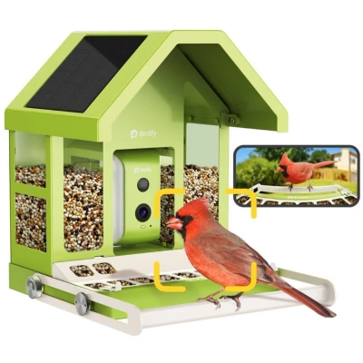 Afbeelding van Birdfy Feeder Metal Lite Smart Bird Solar Powered with Camera and AI Recognition EPPAMBNI8172100