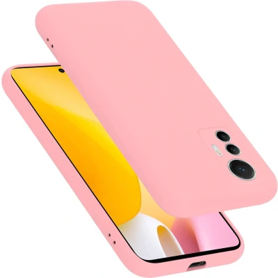 Afbeelding van Cadorabo Hoesje geschikt voor Xiaomi 12 LITE in LIQUID ROZE Beschermhoes gemaakt van flexibel TPU silicone Case Cover