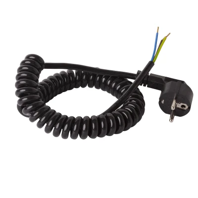 Afbeelding van Spiraalsnoer met stekker 3 x 1mm² 70cm