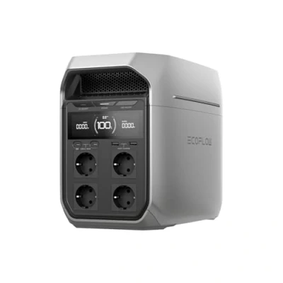 Afbeelding van EF EcoFlow Delta 3 Plus draagbaar elektrisch station, 1024 Wh capaciteit, LFP batterij, opladen in 56 minuten, slechts enkele kleine gebreken de verpakking, het product is niet gebruikt