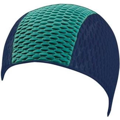Afbeelding van Beco Badmuts Heren Bubbeltjes Groen/donkerblauw One Size