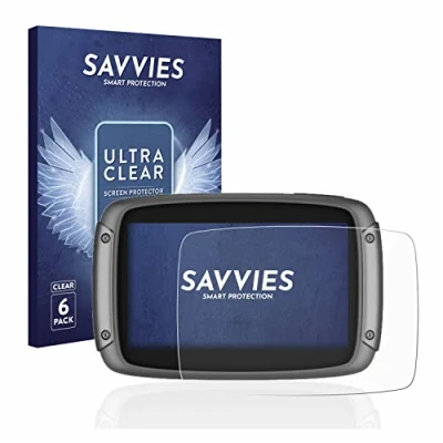 Afbeelding van Savvies Screenprotector voor TomTom Rider 500 / 550 Folie Beschermfolie transparant (6 Stuks)