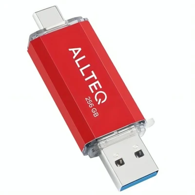 Afbeelding van USB 3.1 stick Rood 256 GB Allteq
