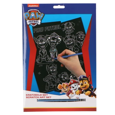 Afbeelding van Paw Patrol Scratch Art Set 4043946308829