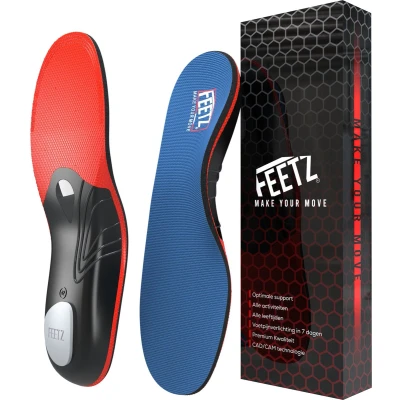 Afbeelding van Feetz® &#039;ProSole&#039; Hielspoor Zooltjes Medische Inlegzolen voor Hielspoor, Fasciitis Plantaris &amp; Platvoeten Man Vrouw Ontworpen door Podotherapeuten Maat 44 45
