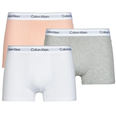 Afbeelding van Calvin Klein Underwear Trunk ICON 3 PACK Onderbroeken, Heren, Maat: XL, White/grey heather/melon