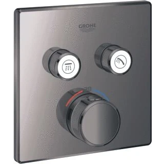 Afbeelding van Grohe Grohtherm smartcontrol afdekset thermostaat hard graphite