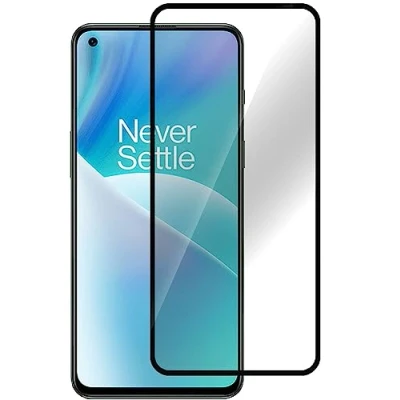Afbeelding van eSTUFF OnePlus Nord 2T 5G Black Full Cover, Glue, W128245300 (Black Glue Titan Shield. Tempered Glass Screen Protector)