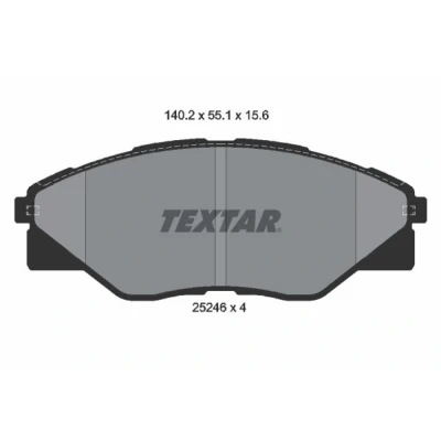 Afbeelding van Textar Remblokset 2524601