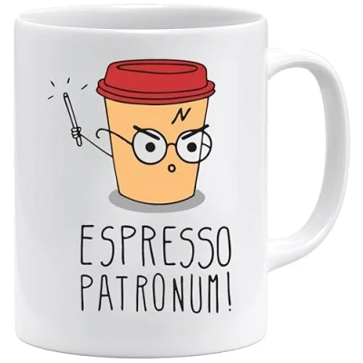 Afbeelding van Espressotasse, von Harry Potter inspiriertes Design: Espresso Patronum