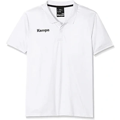 Afbeelding van Kempa Poly Poloshirt Wit Maat 128