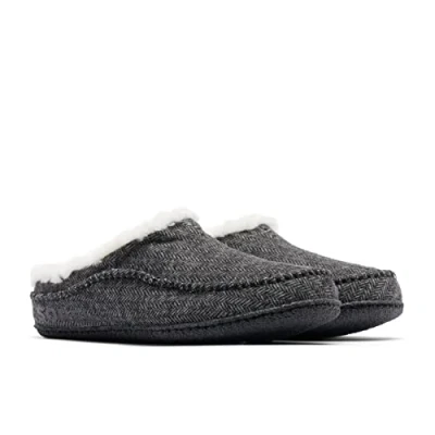 Afbeelding van Sorel Lanner Ridge Pantoffels, Heren, Maat: 41, Grill/black Textiel