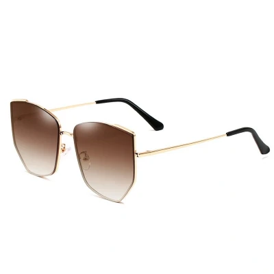 Afbeelding van BUGOLINI® Amilya Designer Zonnebril Voor Dames UV400 Gold / Light Coffee