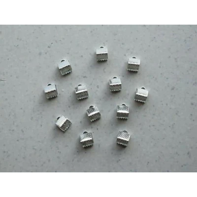 Afbeelding van Koordsluiting klem met oog 6x6mm platinum 12ST 12319 1901