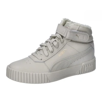 Afbeelding van PUMA Carina 2.0 Mid WTR Sneaker voor dames, Desert Dust Goud, 38 EU
