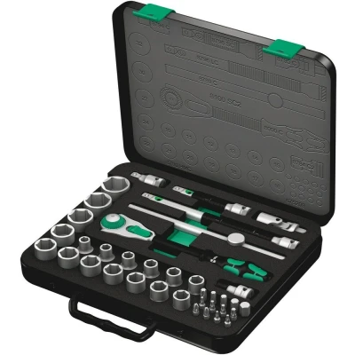 Afbeelding van Wera 05003645001 8100 SC 2 37 delige Zyklop ratelset 1/2&quot;