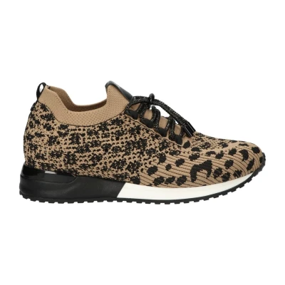 Afbeelding van La Strada Instapsneaker met luipaardprint dames maat 37