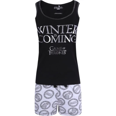 Afbeelding van Grijs zwarte damespyjama Game of Thrones