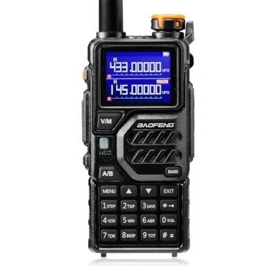 Afbeelding van [Chirp compatibel] BAOFENG K5PLUS Tri Band Ham Radio Lange afstand, UHF VHF 1,25M Handheld 10W Power Two Way met Airband, 2500mAh batterij, 999CH, Frequentiekopie, Scramble