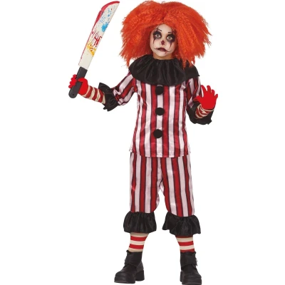 Afbeelding van Fiestas Guirca Gestreepte Clown jongens (10 12 jaar)