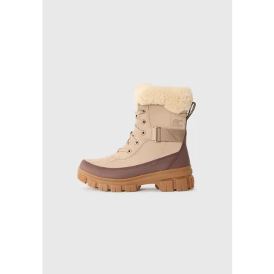 Afbeelding van Sorel Dames Torino 5 PARC waterdichte mode laars, Omega Taupe/Gum 10, 4 UK, Taupe Gom 37 EU