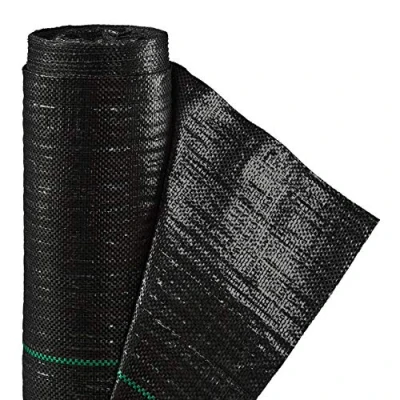 Afbeelding van Relaxdays worteldoek 100 g/m² anti onkruiddoek gronddoek tegen onkruid onkruidmat 1 x 5 meter