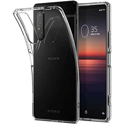 Afbeelding van Verco Hoes voor mobiele telefoon Sony Xperia 1 III Case, telefoonhoes transparant dun helder siliconen