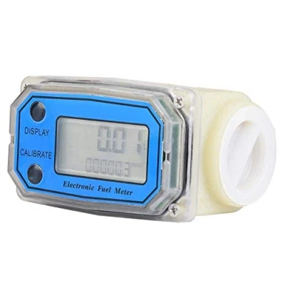 Afbeelding van Nikou Doorstroommeter Turbineteller 15 120L / min 1&quot; NPT Mini Diesel Fuel Flow Meter Digitale
