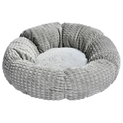 Afbeelding van Adori Donut Flory Kattenmand Ø50x18 cm Lichtgrijs