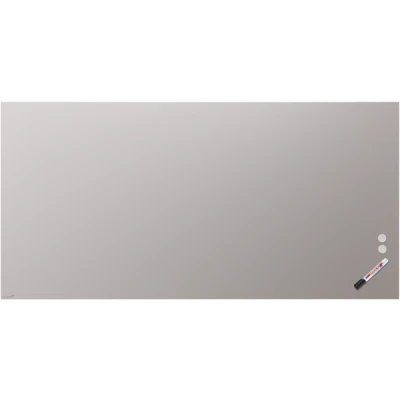 Afbeelding van Legamaster mat glasbord 100x200cm Warm Grey (met rechte hoek)
