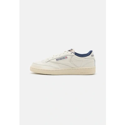 Afbeelding van Reebok Classic CLUB C 85 Vintage Unisex Sneakers laag, Maat: 34, Chalk/alabasterter/vector navy Hoogwaardig imitatieleer