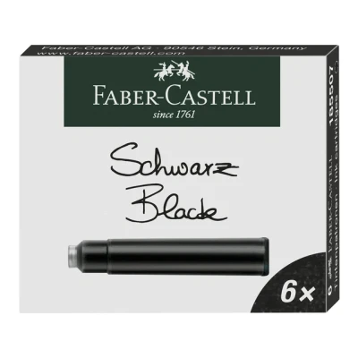 Afbeelding van Faber Castell Vulpen Vullingen Zwart