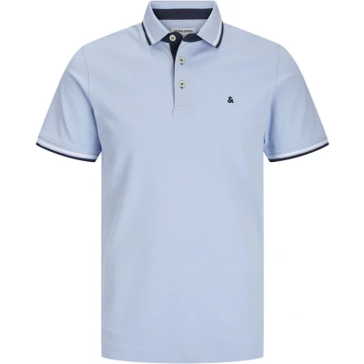 Afbeelding van JACK&amp;JONES JJEPAULOS POLO SS NOOS Heren Poloshirt Chambray Blue Play
