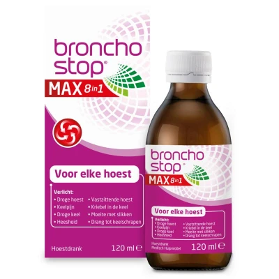 Afbeelding van Bronchostop Max 8 in 1 Hoestdrank