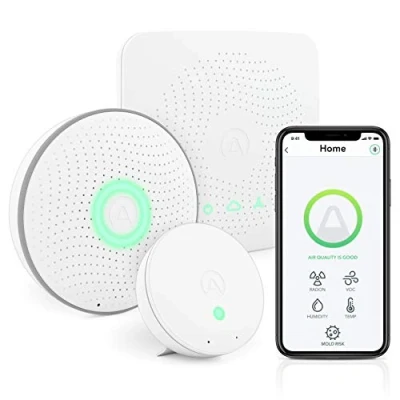 Afbeelding van Airthings House Kit, bewakingssysteem voor radon en binnenluchtkwaliteit, meerdere ruimtes