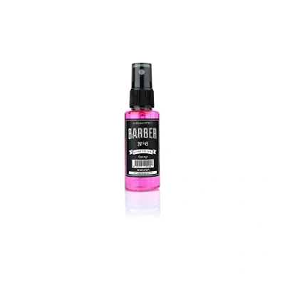 Afbeelding van BARBER MARMARA No.6 Mini Eau de Cologne pompspray heren (1 x 50 ml) Aftershave Men geurwater voor onderweg herengeur reismaat 70 alcohol geurfles met verstuiver