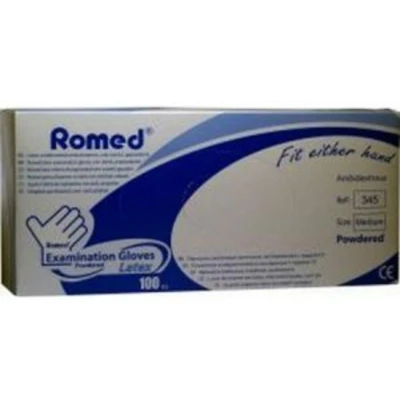 Afbeelding van Handschoen Latex Onderzoek Medium 100 Pontos