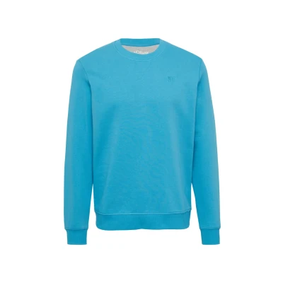 Afbeelding van s.Oliver CREW NECK MIT Logostickerei Sweater, Heren, Maat: XXL, Pastelltürkis
