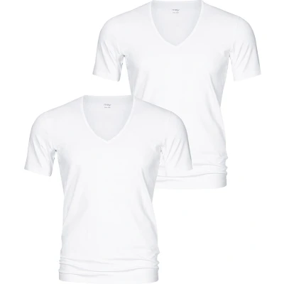 Afbeelding van mey 2PACK Hemd, Heren, Maat: 4XL, Weiß