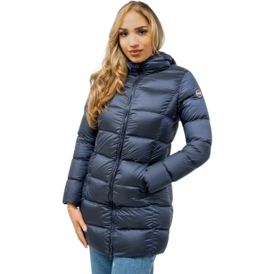 Afbeelding van Colmar Originals WITH Attached HOOD Donsjas, Dames, Maat: 34, Blue