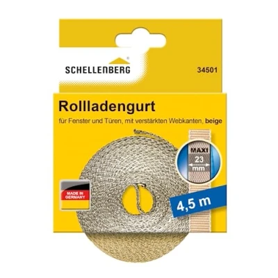 Afbeelding van Schellenberg rolluikgordel Beige 4,5 m.