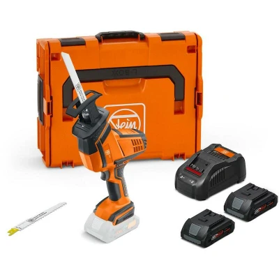 Afbeelding van Fein ASAS 18 21 K AS Set Accu reciprozaag 71330162000 Incl. 2 accus, lader, koffer V 4 Ah